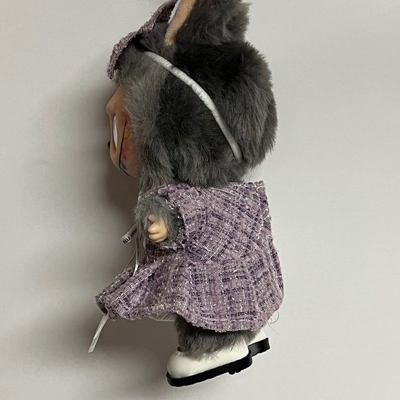 Designer Bow Dress Bag Shoes 4 Piece Outfit For Labubu The Monsters Purple Shoe - Picture 3 of 14